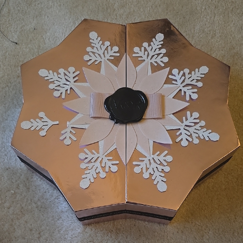 Viktor & Rolf Rose GOLD/ Pink Snowflake Decorative Box
